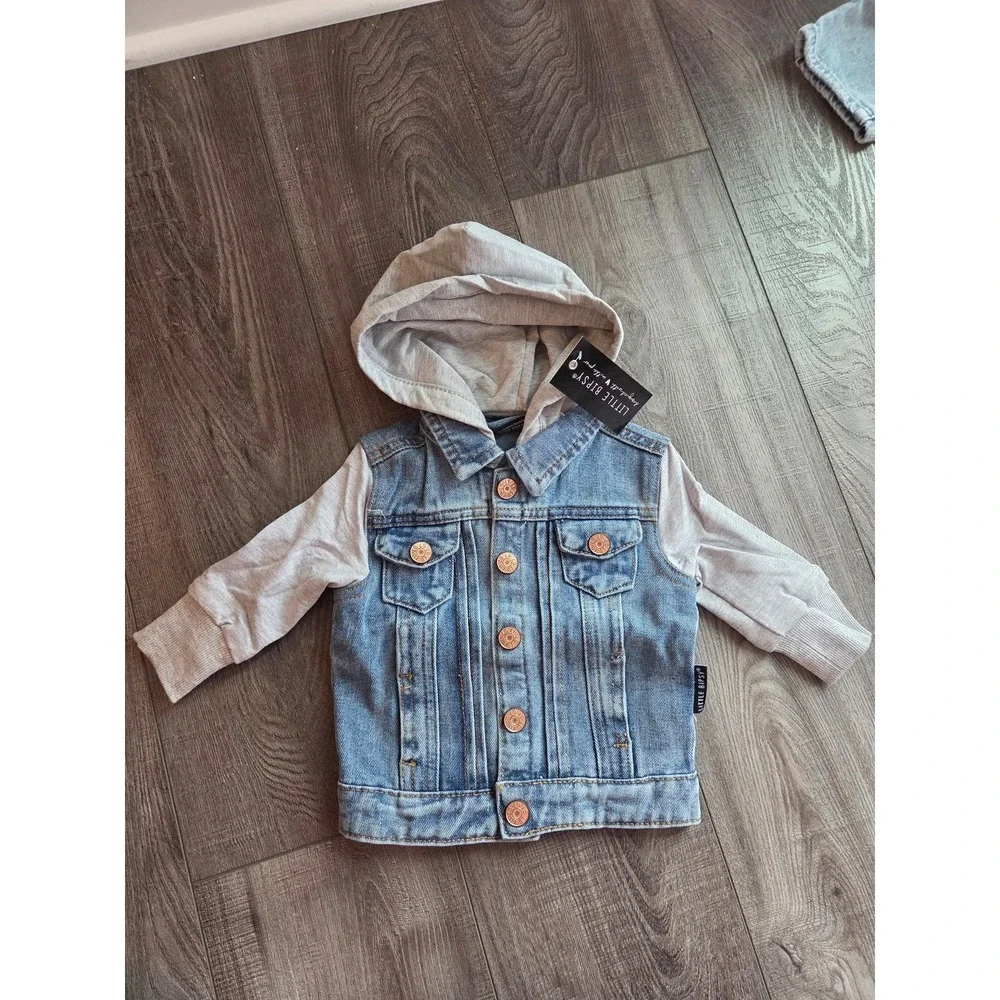 Little bipsy baby boy jacket 3-6 mos‎
